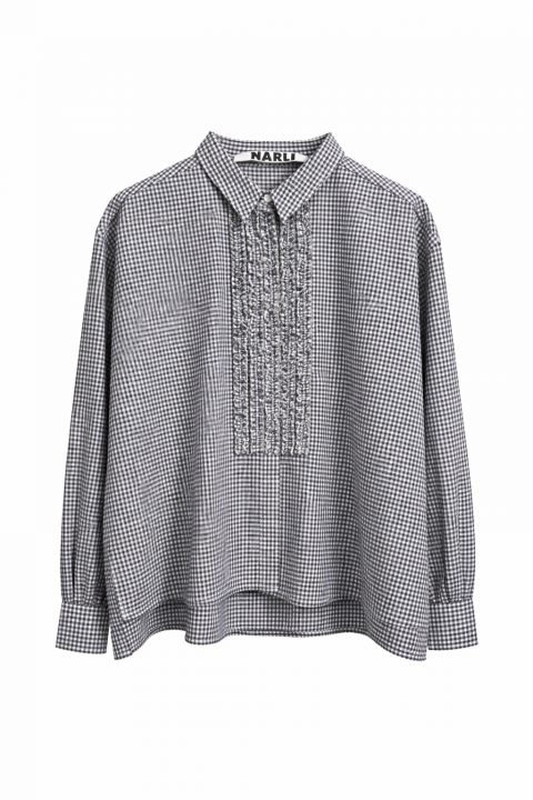NARLI Rüschenbluse night check
