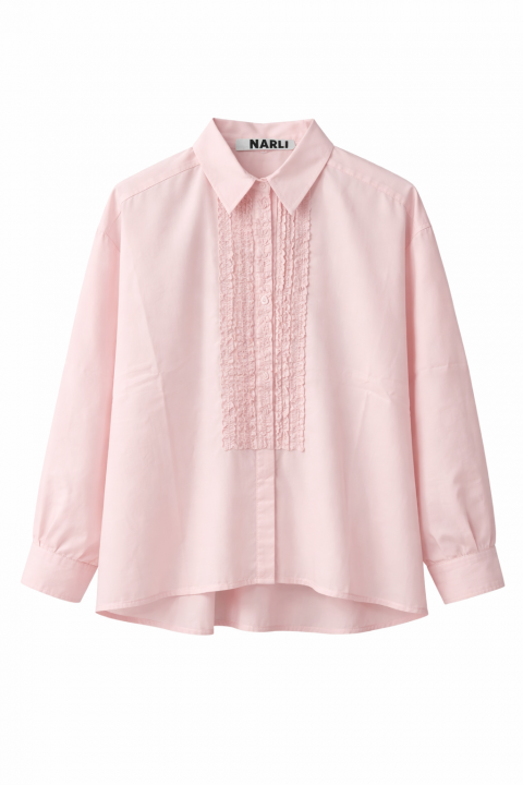 NARLI Rüschenbluse rosa