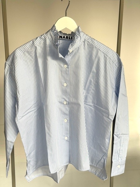  NARLI Bluse blue stripe