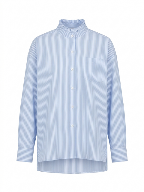  NARLI Bluse blue stripe