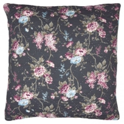 GreenGate Kissenhülle Maude dark grey 50x50cm