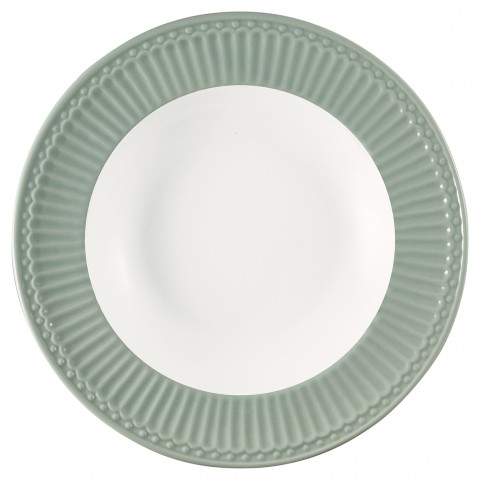 GreenGate Suppenteller Alice dusty mint