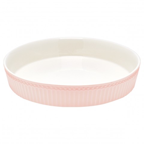 GreenGate Backform Pie Dish Alice pale pink large