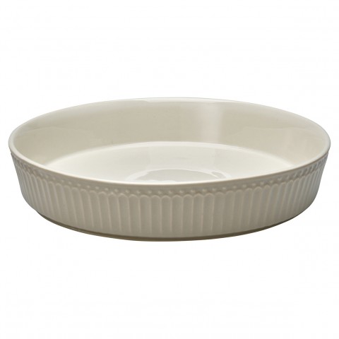 GreenGate Backform Pie Dish Alice warm grey large