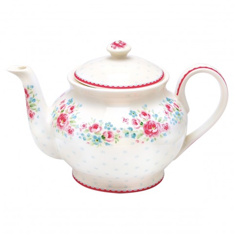 GreenGate Teekanne Tess white