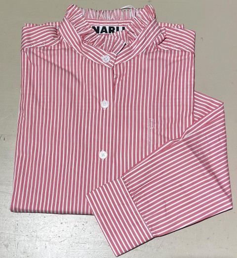  NARLI Bluse red stripe