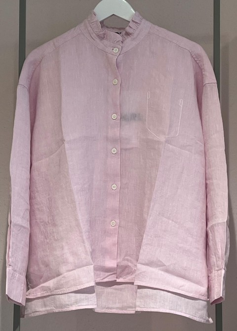 NARLI Bluse Leinen rose