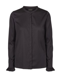MOS MOSH Bluse Mattie Shirt Rüschenbluse schwarz