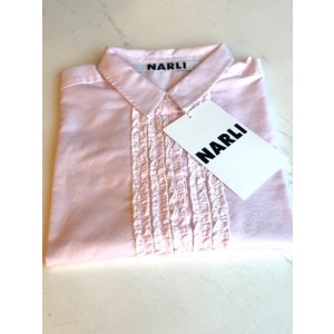 NARLI Rüschenbluse rosa