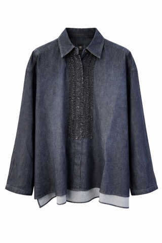 NARLI Rüschenbluse Jeans