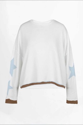 Love Joy Victory Sweatshirt Hopewell white