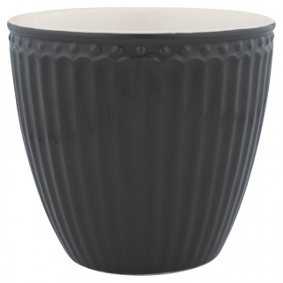 GreenGate Latte Cup Alice dark grey