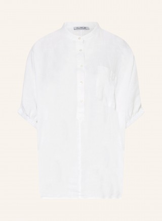 SoSUE Bluse Cowboy Leinen white