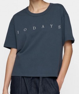 10 Days Shirt Logo Print