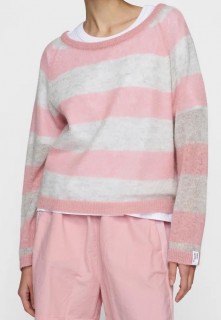 10Days Pullover thin knit stripes