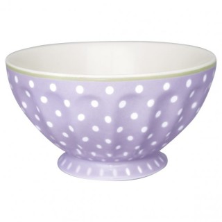 GreenGate French Bowl Spot pale lavender xlarge