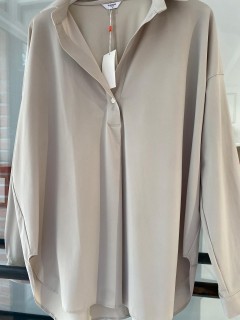 Penn&Ink Bluse - Magda sand