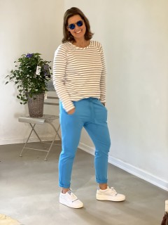  Milano Hose - Coriana - Jogpant - azzurro