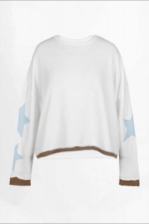 Love Joy Victory Sweatshirt Hopewell white