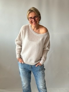 Narli Strickpullover Rundhals steel