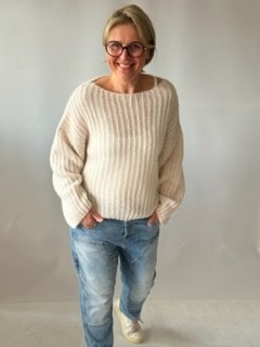 Narli Strickpullover pearl