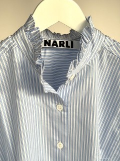  NARLI Bluse blue stripe