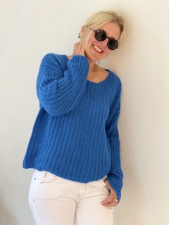 Narli Strickpullover sky