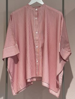   NARLI Bluse Kimono red stripe