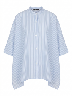   NARLI Kimono Bluse blue stripe