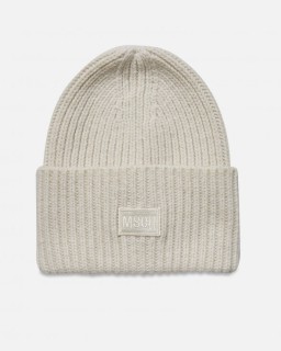 MSCH Copenhagen Kara Badge Beanie offwhite
