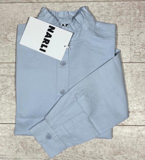  NARLI Bluse sky blickdicht