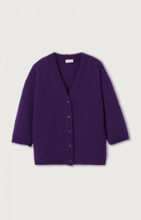 American Vintage Cardigan Pino violett