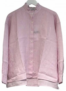 NARLI Bluse Leinen rose
