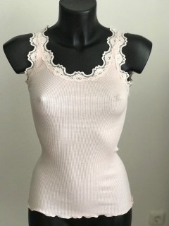 Rosemunde Spitzentop mit Seidenanteil soft rose