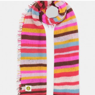 V von Goat Kaschmirschal Colourstripes quer