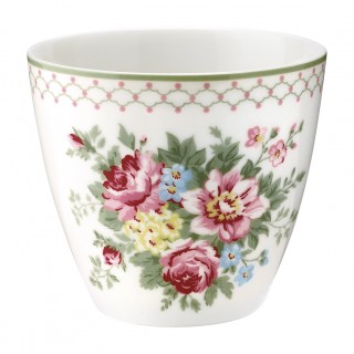 GreenGate Latte Cup Aurelia white