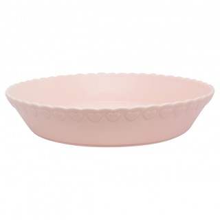 GreenGate Backform Pie Plate Penny pale pink