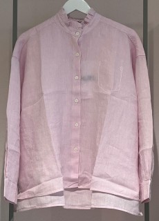 NARLI Bluse Leinen rose