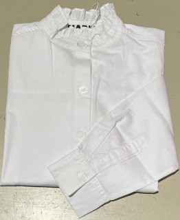  NARLI Rüschenbluse Kragen weiss