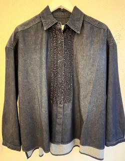 NARLI Rüschenbluse Jeans